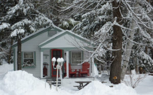 Cottage Place on Squam Lake - Winter